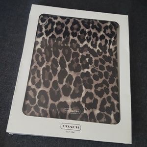 Coach iPad 2, 3, or 4 Case Leopard NWT
